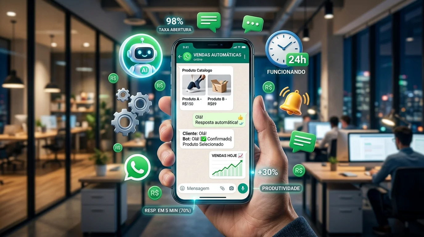 WhatsApp e Automação: Como Transformar o Canal Mais Quente do Brasil em Máquina de Vendas